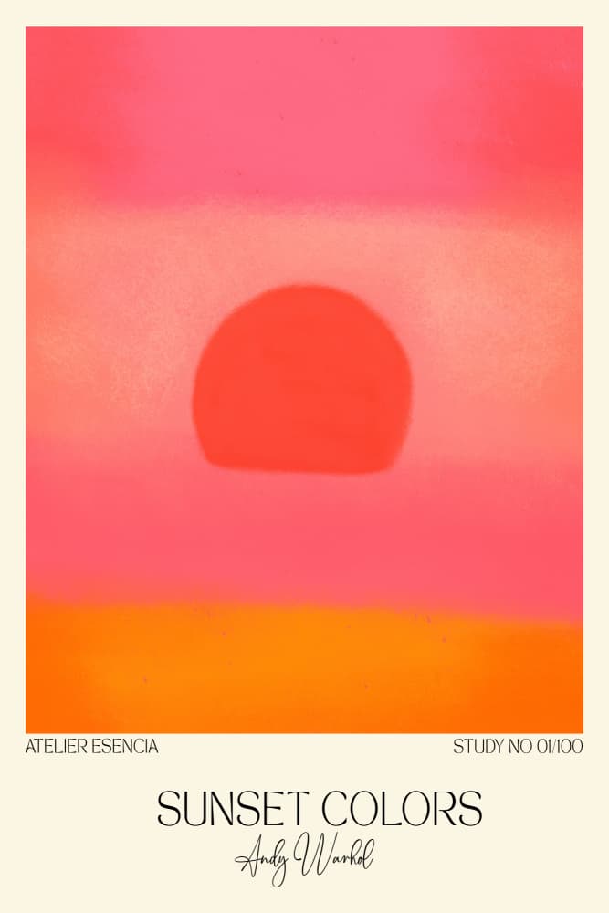 Sunsetcolorsno01 by Treechild — canvas wall art