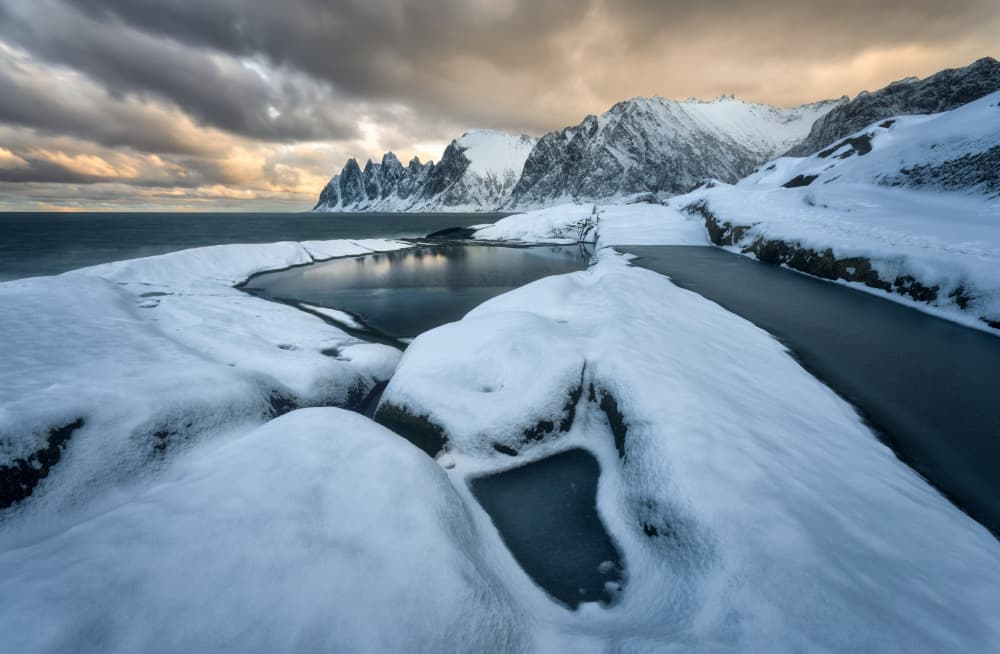Dramatic Arctic Coast by Ricardo Gayan — canvas wall art