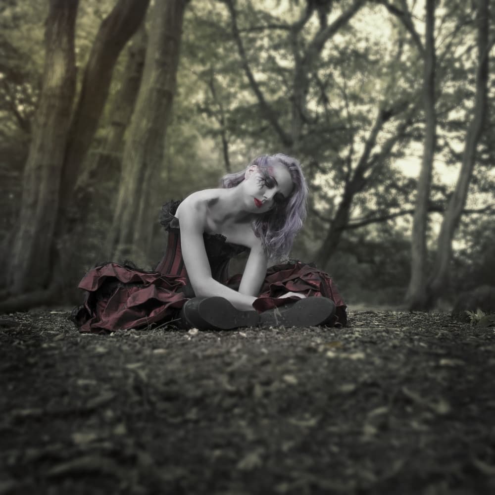 Melancholy Forest Doll by Marcos Gali — canvas wall art