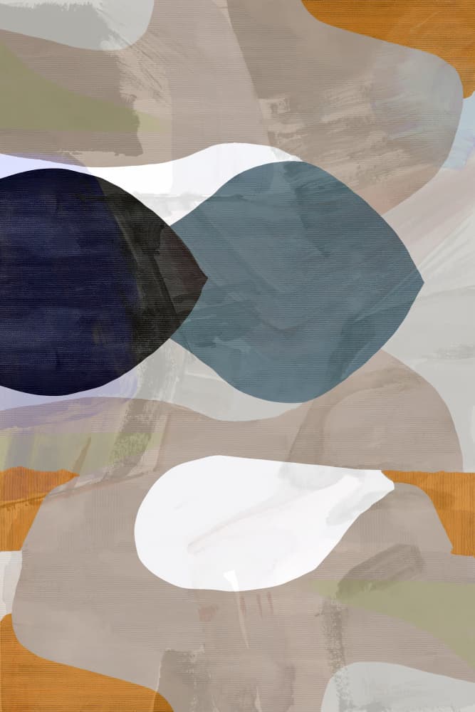 Organic Flow Abstract by cartissi — canvas wall art
