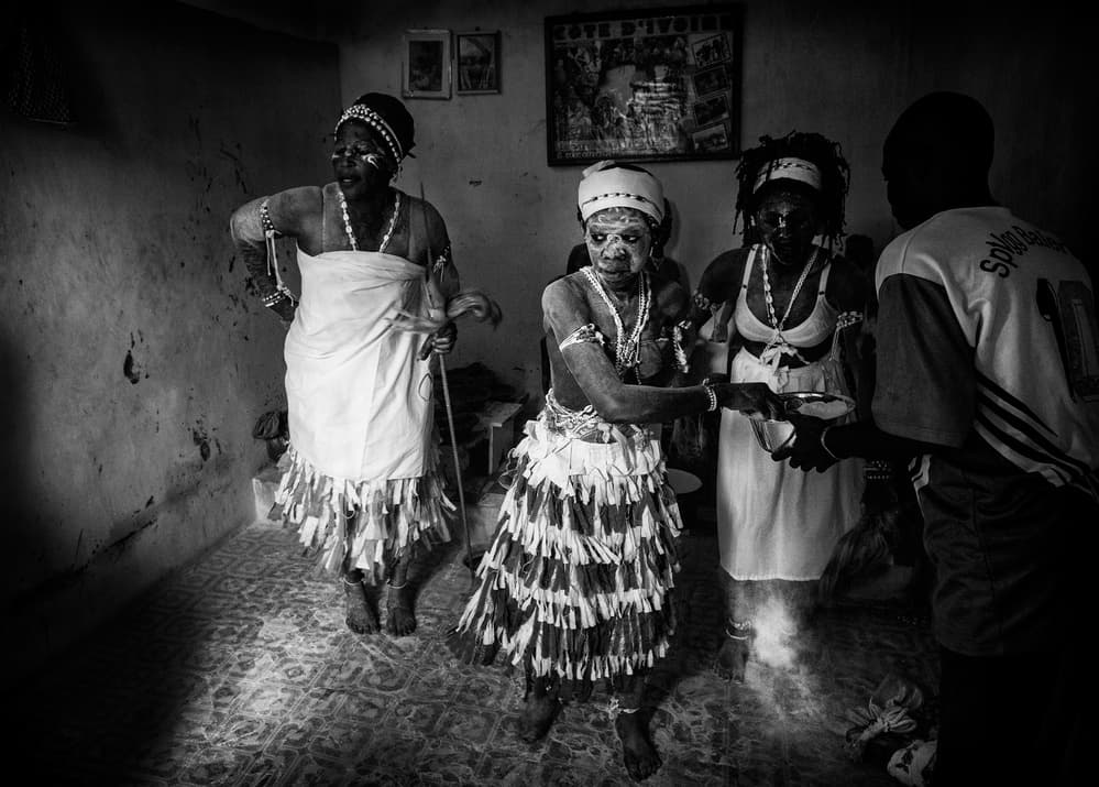 Women's Spiritual Ritual by Joxe Inazio Kuesta Garmendia — canvas wall art
