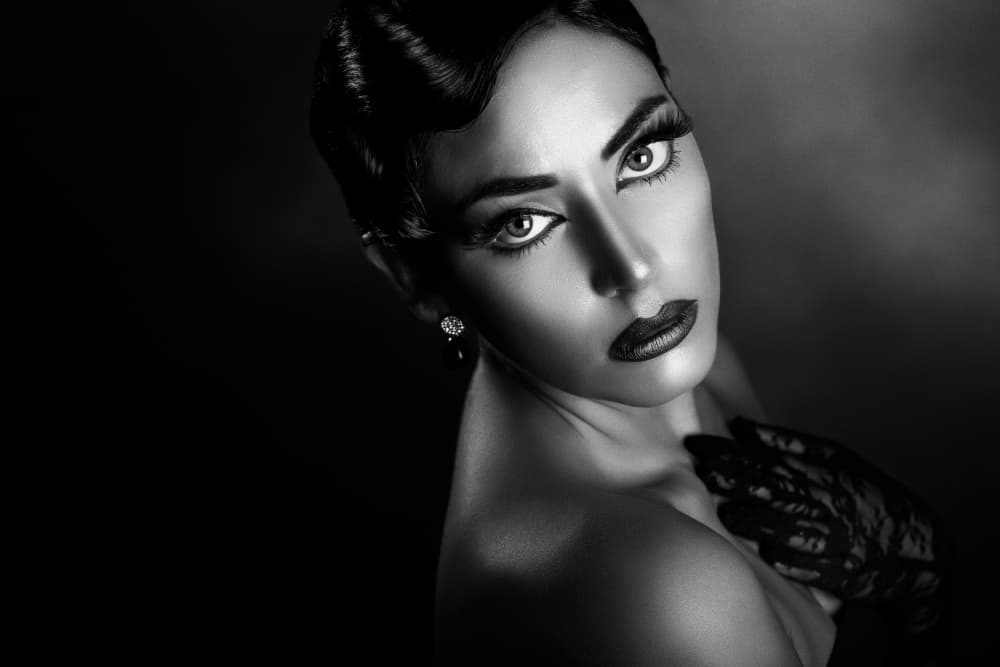 Dramatic Vintage Beauty by Peppe Tambè — canvas wall art