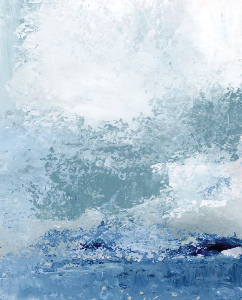 Serene Blue Abstract by Breanna Megan Studio — canvas wall art