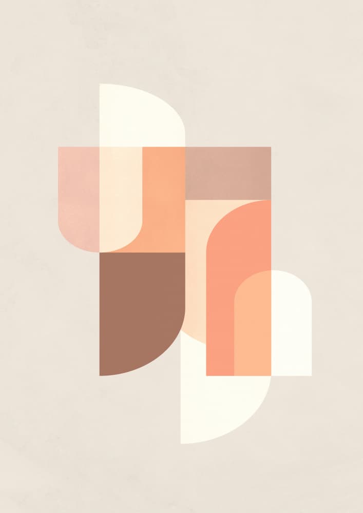 Retro Geometric III by Kathrin Pienaar — canvas wall art