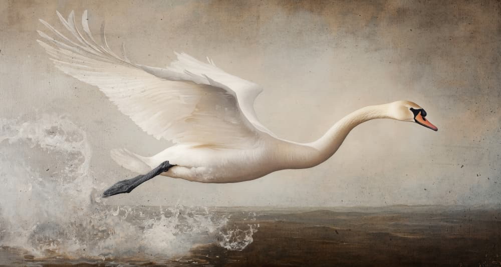 Graceful Flight by Treechild — canvas wall art