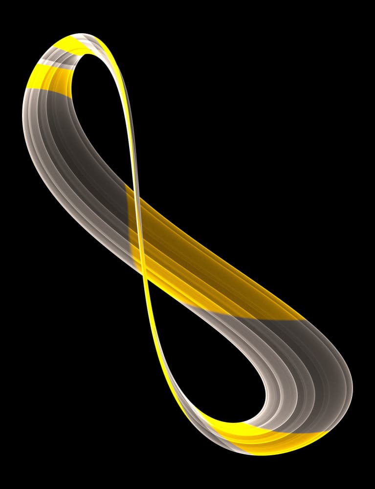 Fluid Abstract Loop by Mystic Number — canvas wall art