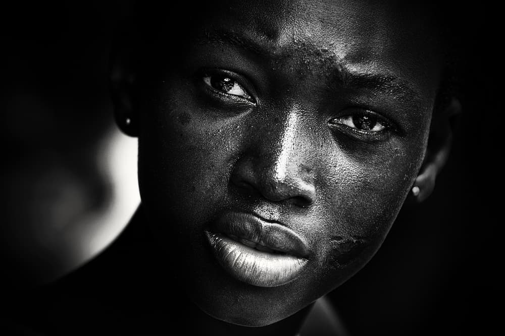 Intense Youthful Gaze by Sergio Pandolfini — canvas wall art