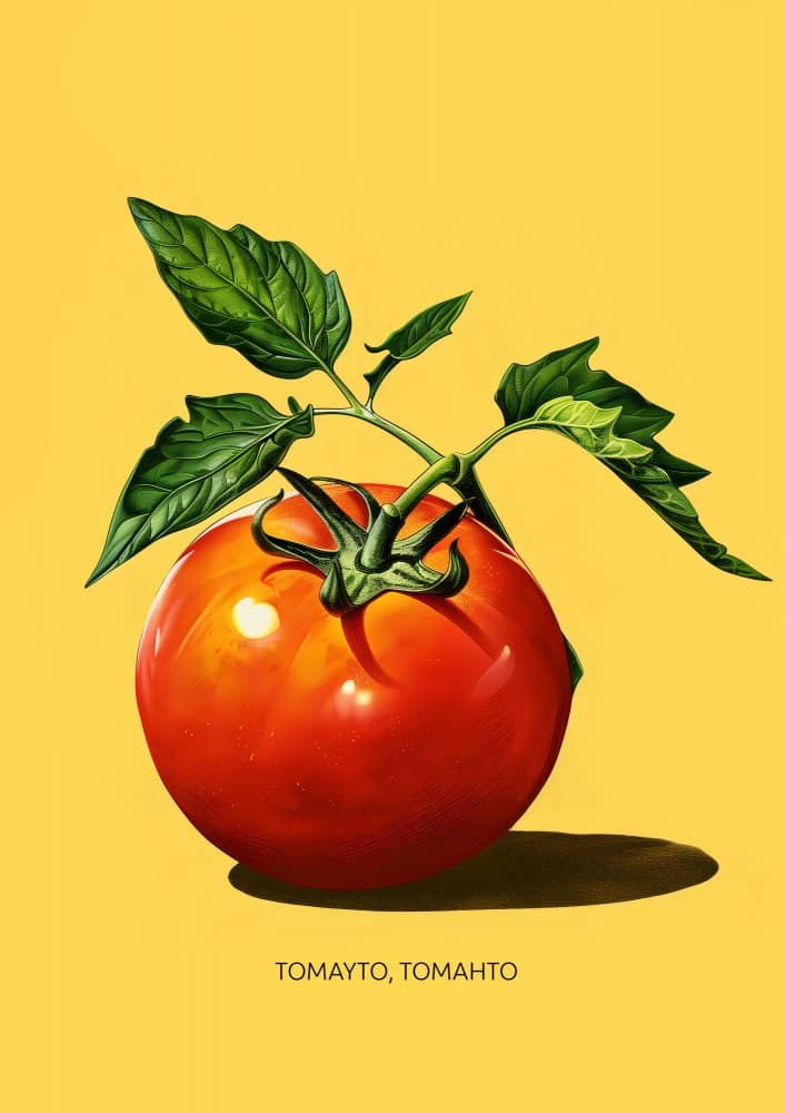 Bright Red Tomato by Andreas Magnusson — canvas wall art