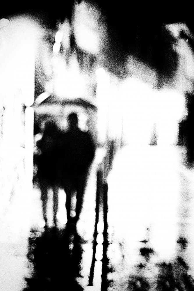 Rainy Night Street Walk by Rui Correia — canvas wall art