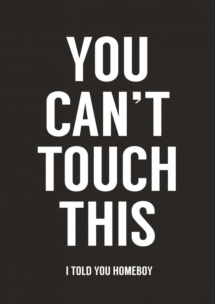 You can't touch this by Balazs Solti — canvas wall art
