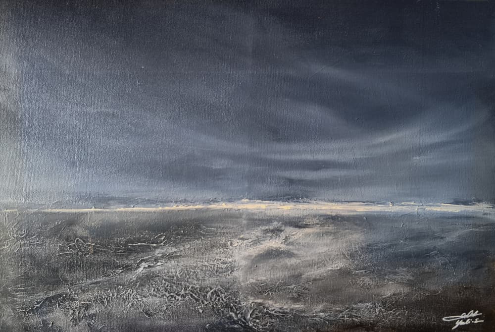Vast Moody Landscape by Yuli Saputra — canvas wall art