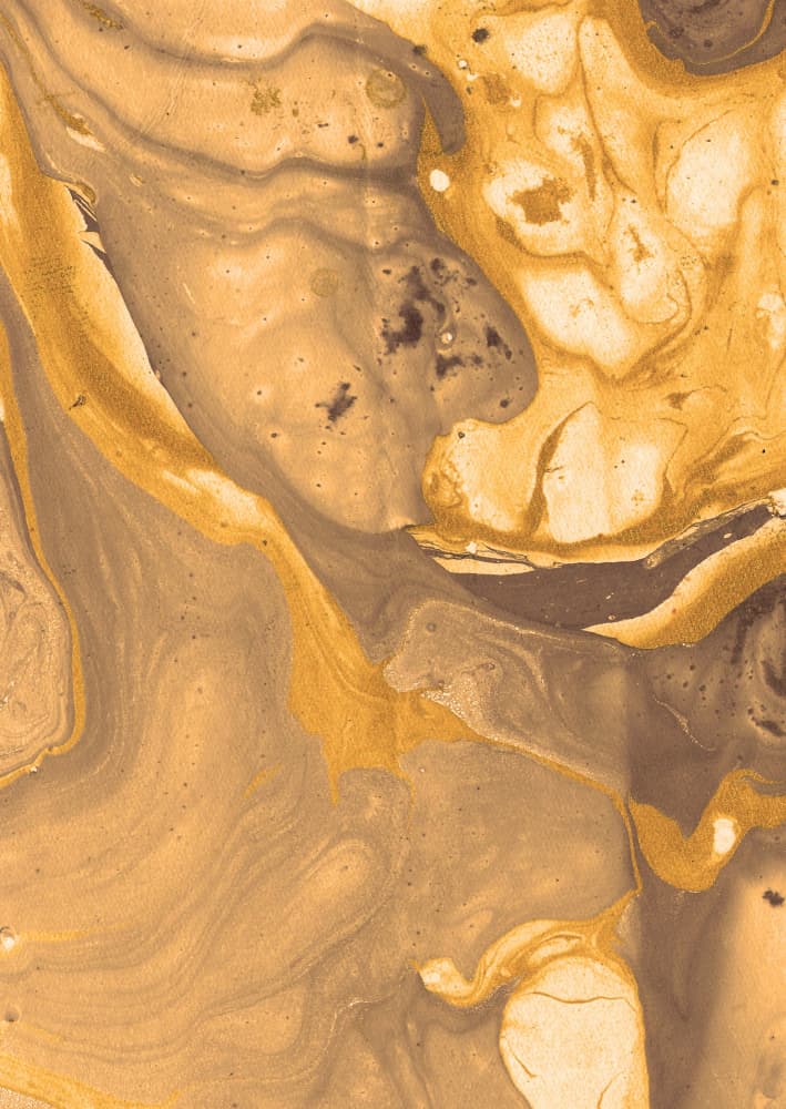 Golden Fluid Abstract by Santhosh ch — canvas wall art