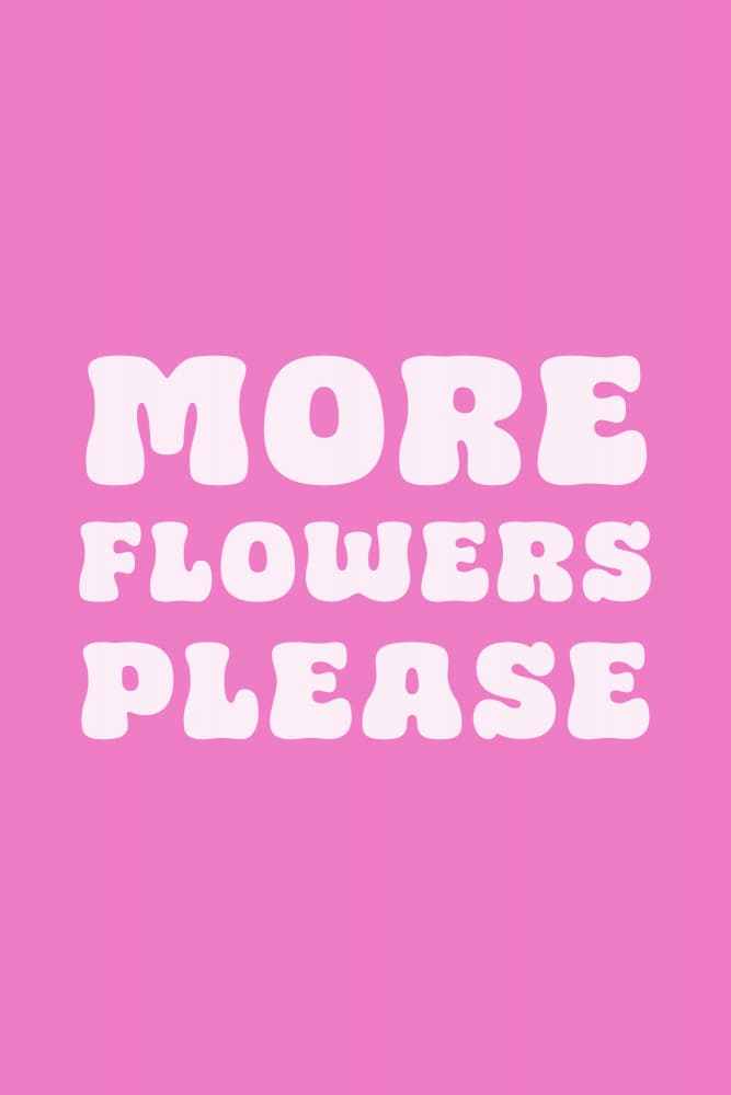 More Flowers Please by Karen Menzenbach — canvas wall art