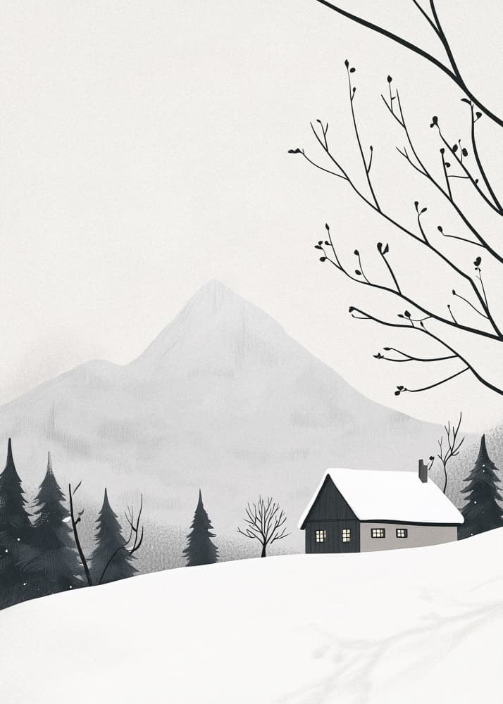 Cozy Winter Cabin by Pictufy Studio IV — canvas wall art