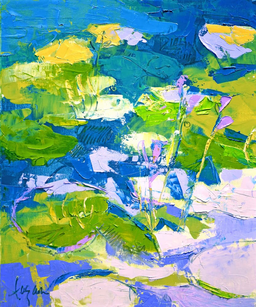 Lush Pond Harmony by Dorothy Fagan — canvas wall art