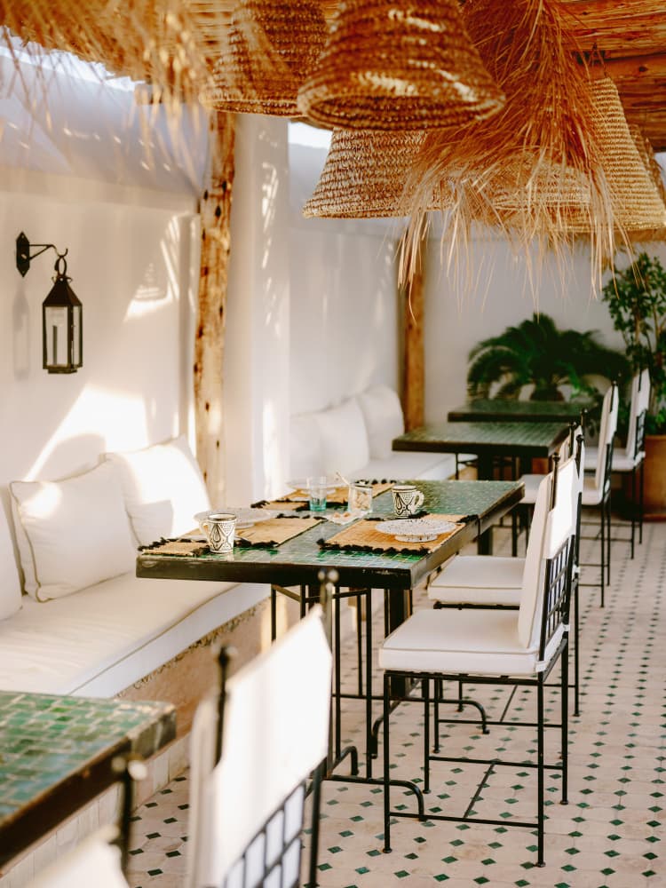 Ready for Breakfast | Marrakech Travel Photogrpahy by Raisa Zwart — canvas wall art