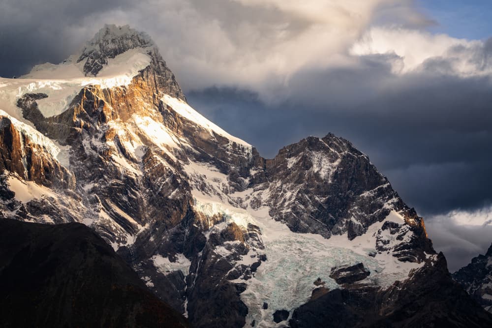 Dramatic Mountain Peaks by carmenvillar — canvas wall art