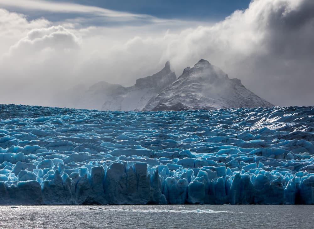 Majestic Blue Glacier by Alexander Lozitsky — canvas wall art