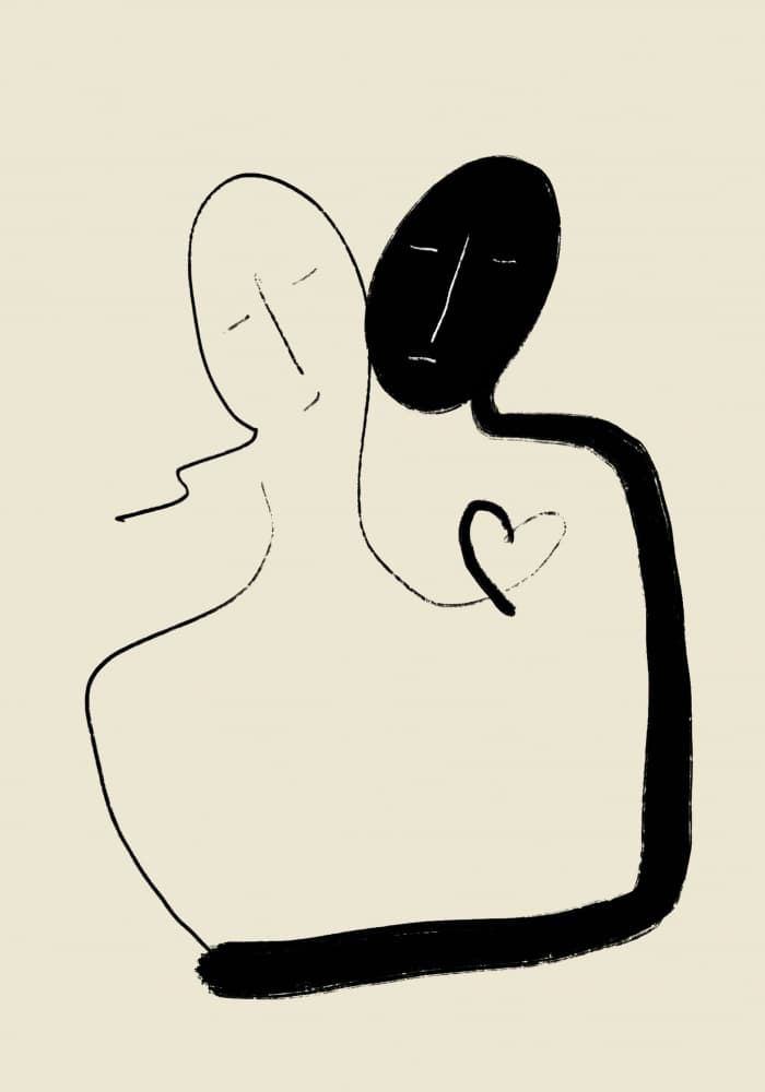 Love's Embrace by Cesare Bellassai Art — canvas wall art