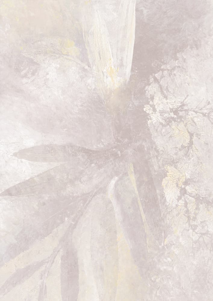 Subtle Botanical Whisper by Rosana Laiz Blursbyai — canvas wall art