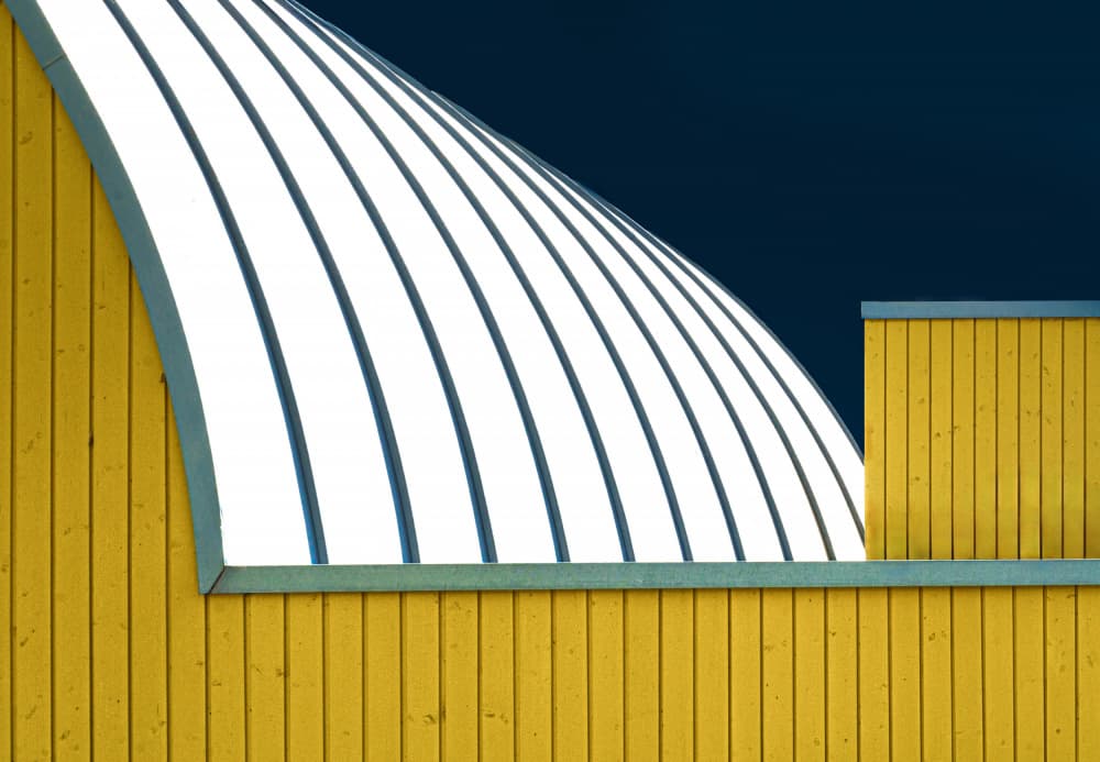 Vibrant Architectural Curves by Stephan Rückert — canvas wall art