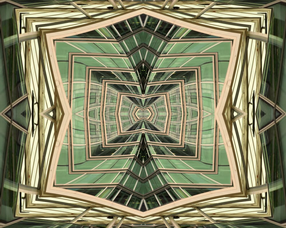 Symmetrical Glass Architecture by Francesca Ferrari — canvas wall art