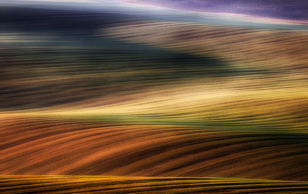 Rolling Field Curves by Piotr Krol (Bax) — canvas wall art