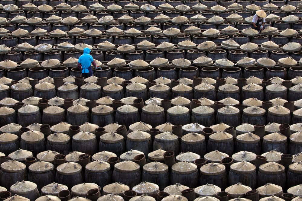 Traditional Fermentation Vats by Gunarto Song — canvas wall art