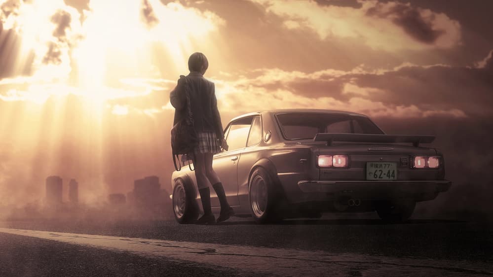 Golden Hour Road Trip by Terry F — canvas wall art