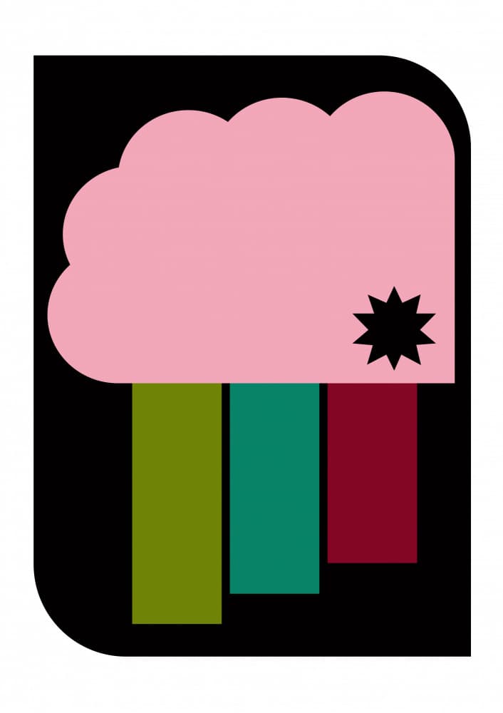 Pink Cloud Star by Frances Collett — canvas wall art