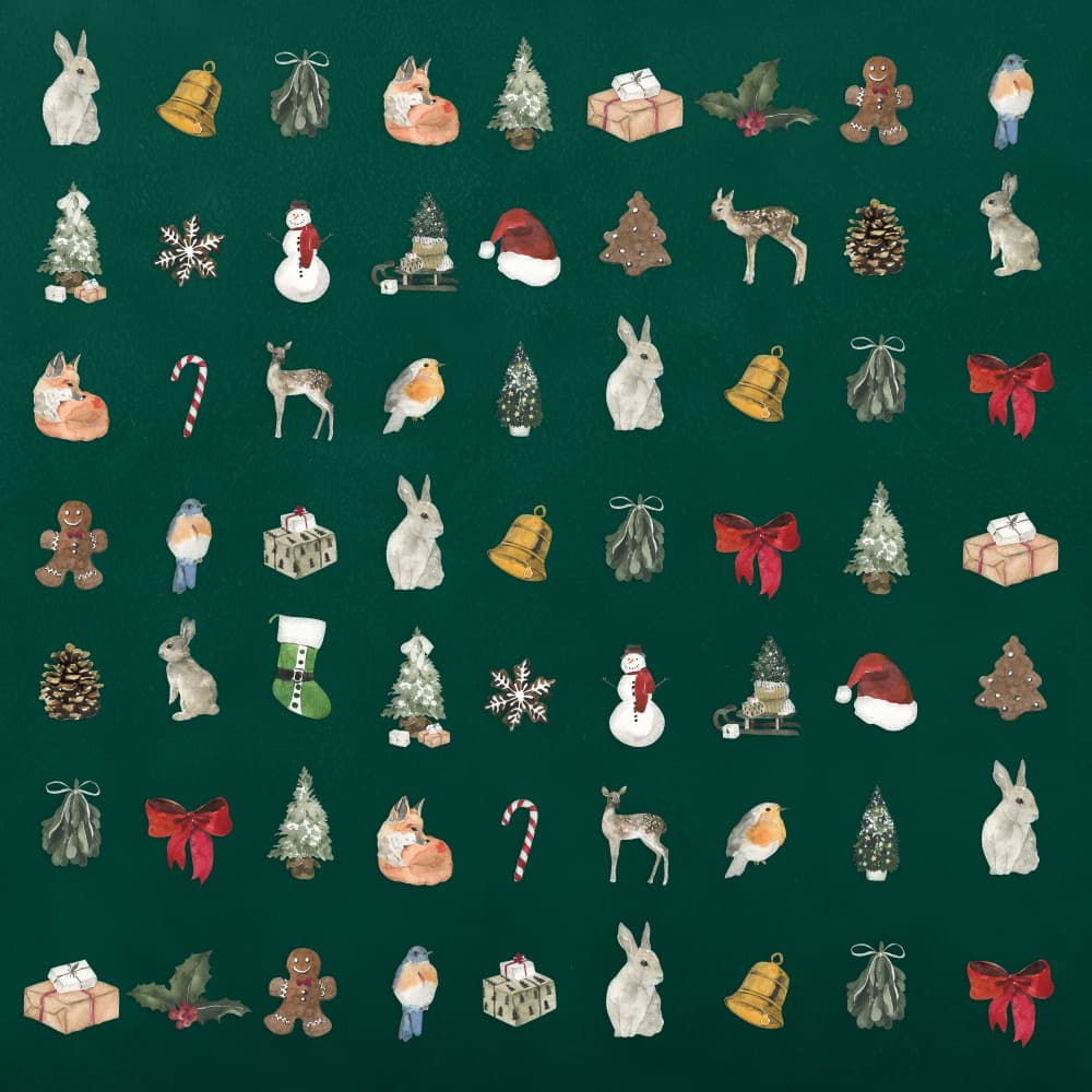 Festive Wonderland by Emel Tunaboylu — canvas wall art