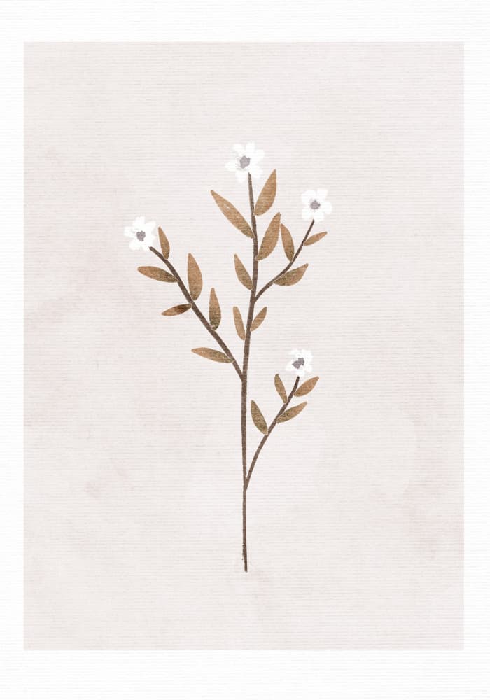 Forget Me Not by Goed Blauw — canvas wall art