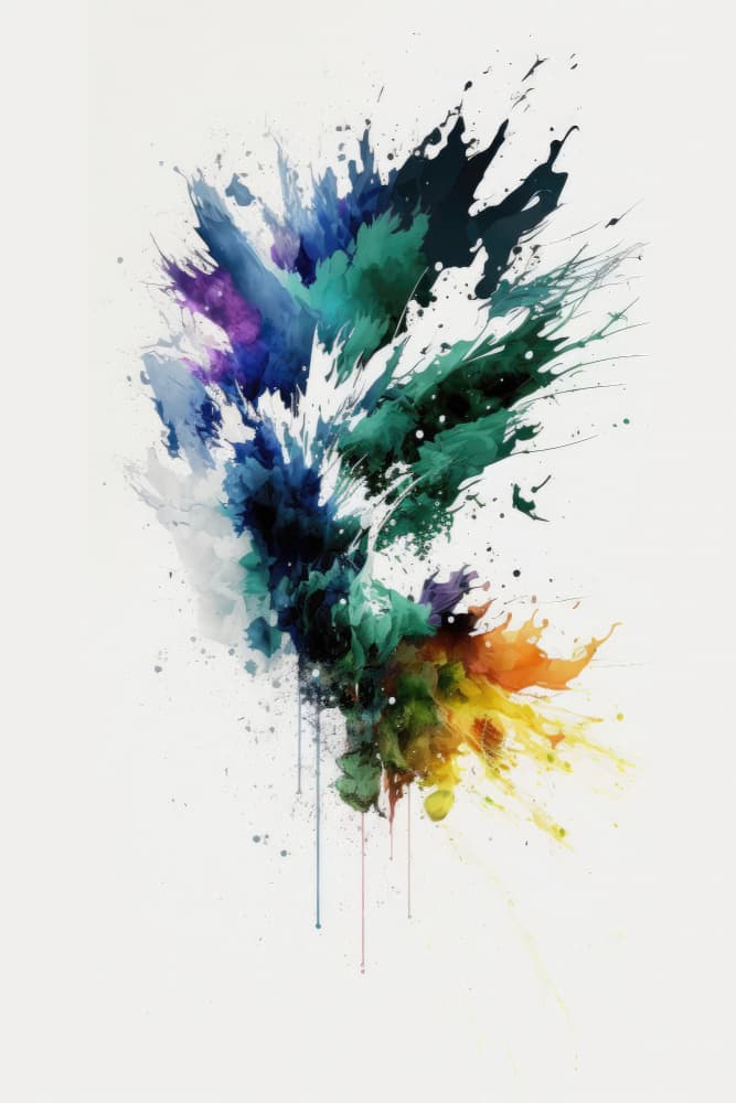 Vibrant Color Explosion by Mauro — canvas wall art