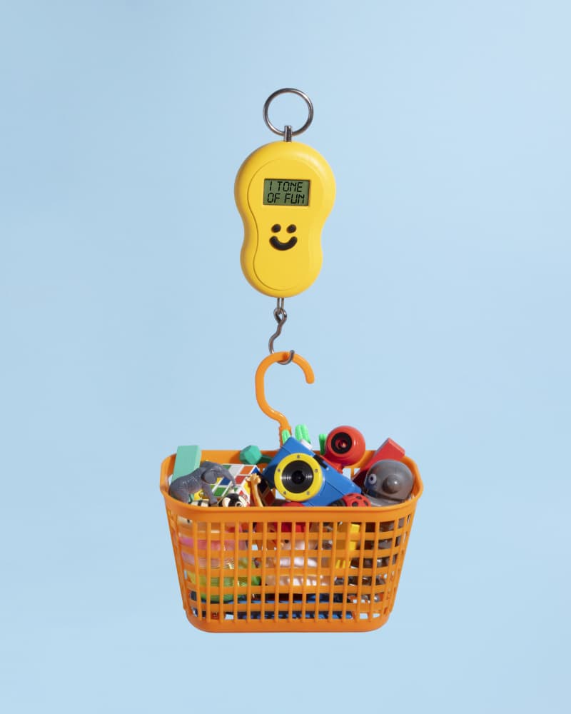 One Ton of Fun by Julia Ramiro — canvas wall art
