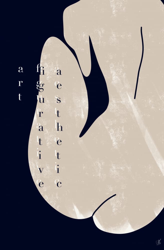 Minimalist Beige Nude by Anne-Marie Volfova — canvas wall art