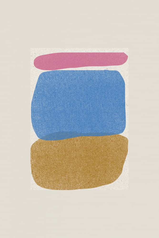Colorful Forms No.1 by THE MIUUS STUDIO — canvas wall art