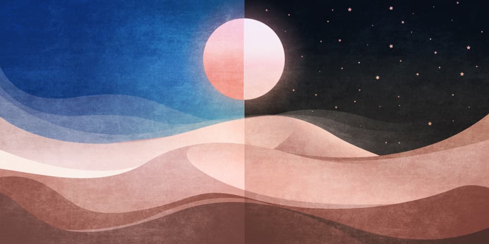 Duality of Dunes by Emel Tunaboylu — canvas wall art