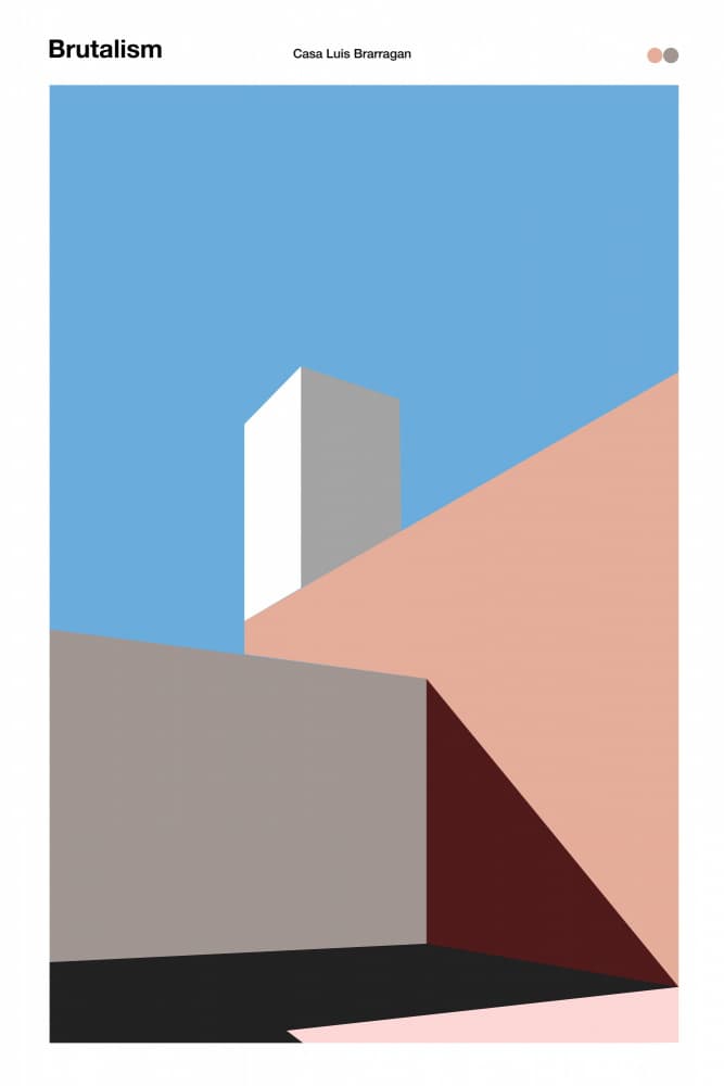 Brutalist Geometric Forms by David Vineïs — canvas wall art