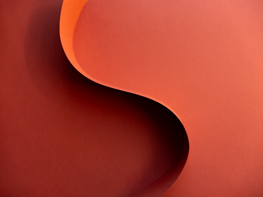 Soft flow - the Red Wave I by Raisa Zwart — canvas wall art
