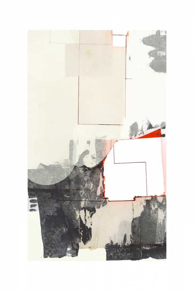 Geometric Orange Abstract by cartissi — canvas wall art