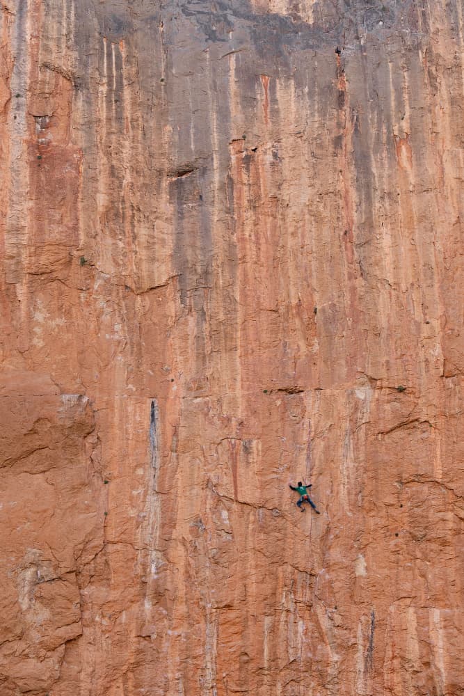 Rock Climber Ascent by Adolfo Urrutia — canvas wall art