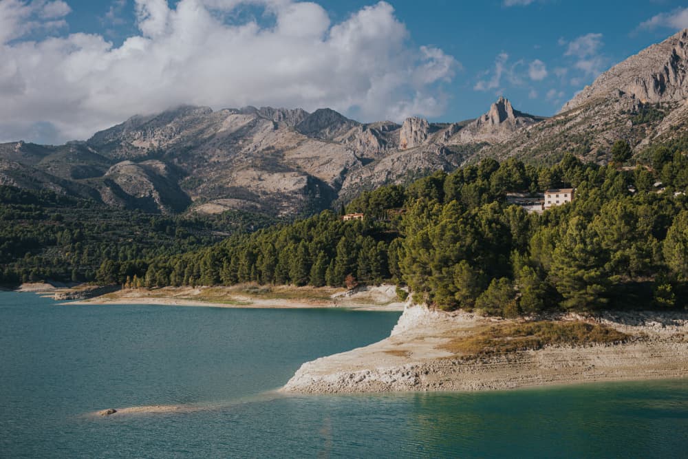 Majestic Mountain Lake by Jana Julian — canvas wall art