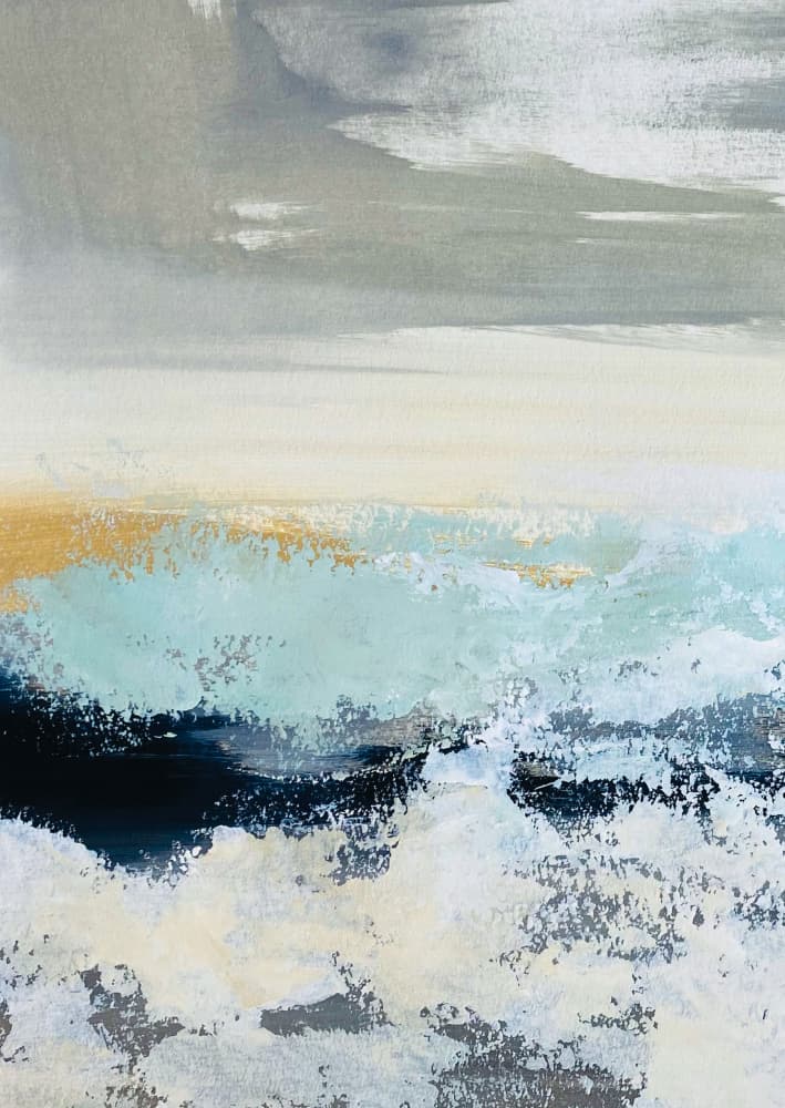 Golden Horizon Seascape