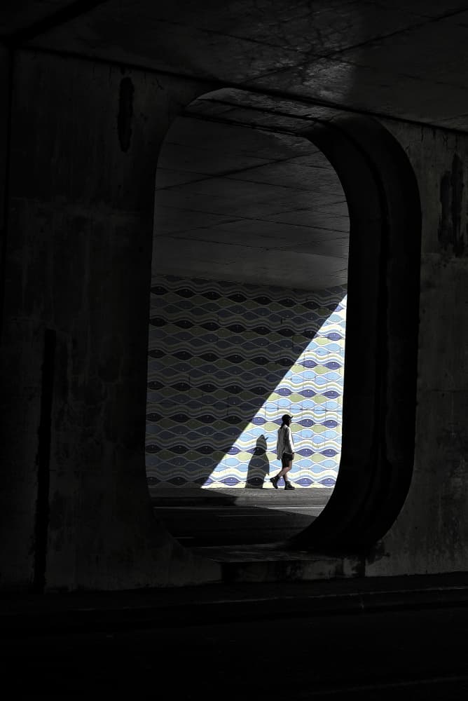 Arched Light Passage by Jorge Pimenta — canvas wall art