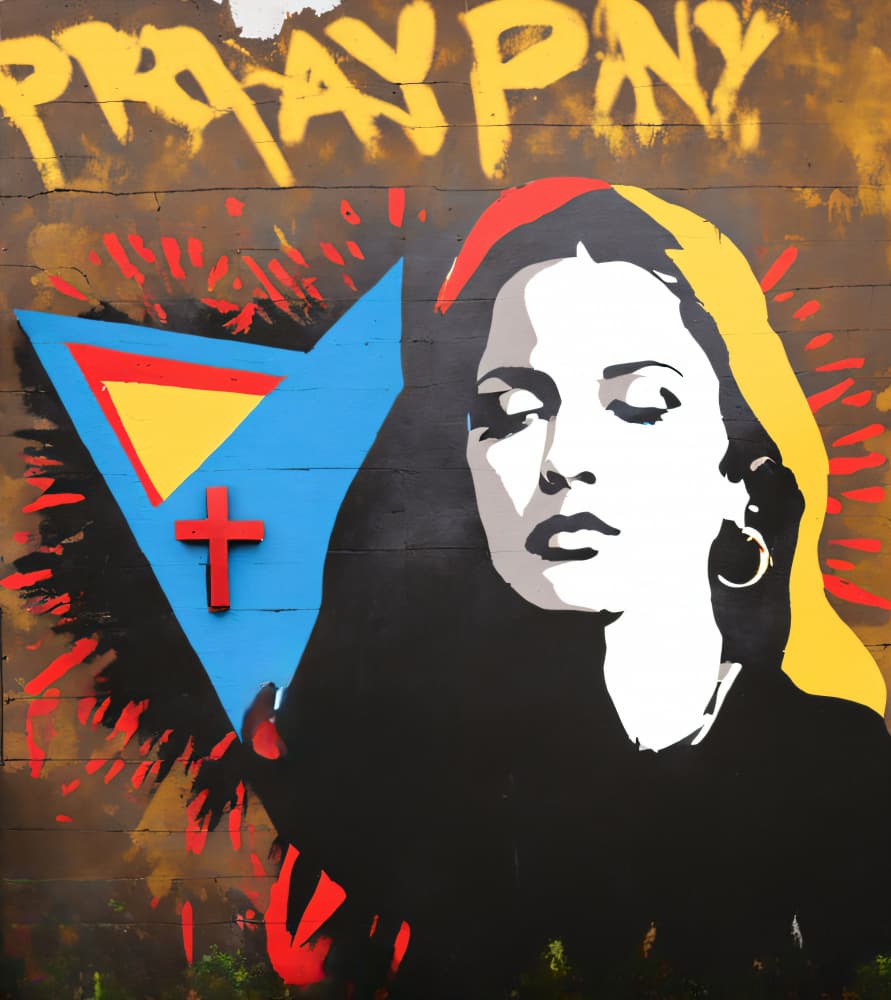 Pray by Cicero Spin — canvas wall art
