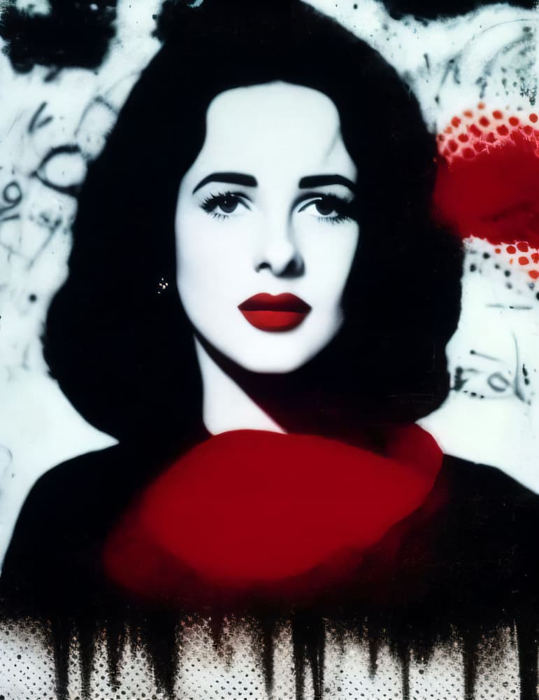 Mysterious Pop Art Woman by Cicero Spin — canvas wall art