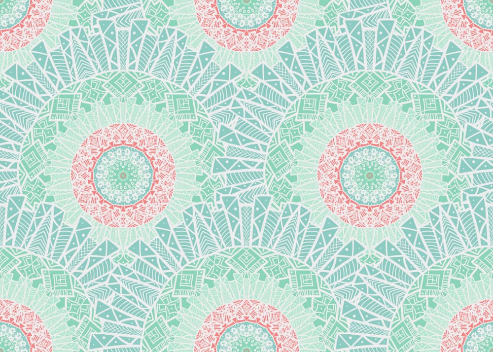 Bohemian Mandala Pattern by Marika Barsrsind — canvas wall art