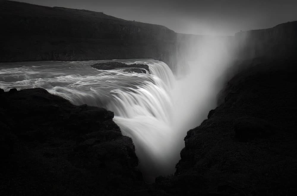 Long Exposure Waterfall by Aidong Ning — canvas wall art