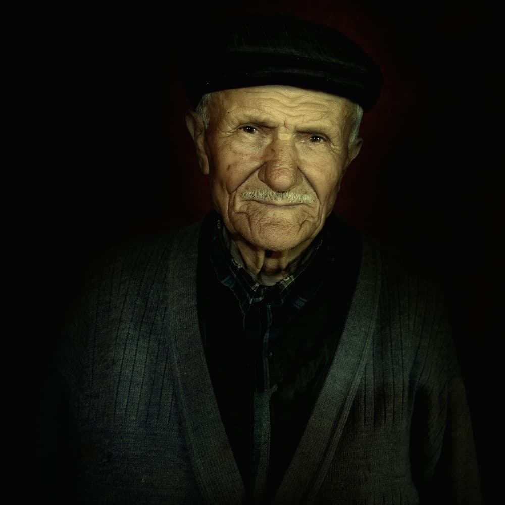 Wise Man's Portrait by nebula — canvas wall art