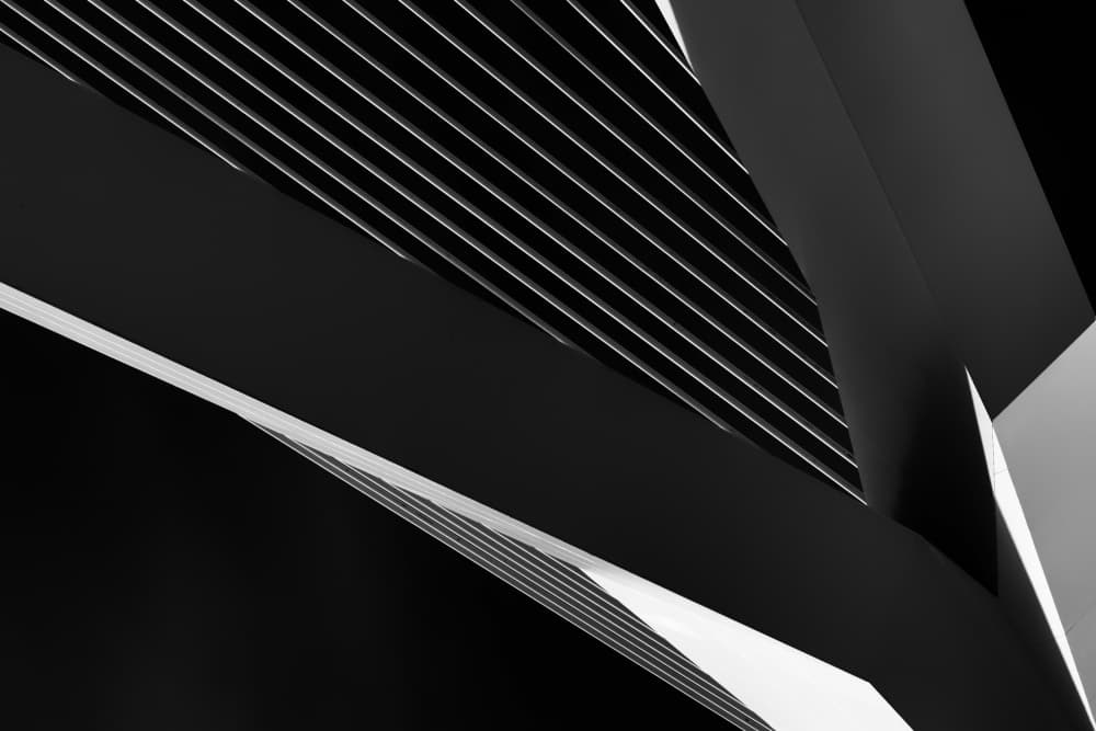 Abstract Geometric Architecture by Jeroen van de Wiel — canvas wall art